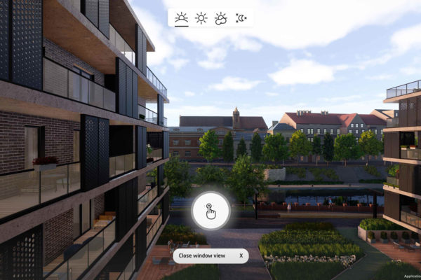 Widok z okna - Dom Development